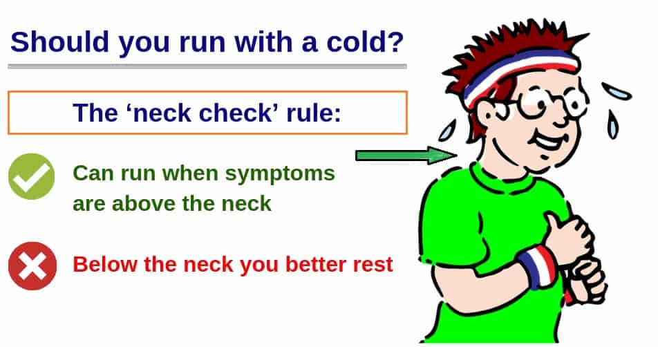 Neck Check Rule for Running with a cold