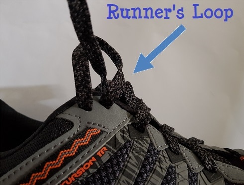 How to Tie Running Shoes: Demonstrating the Runner's Loop.