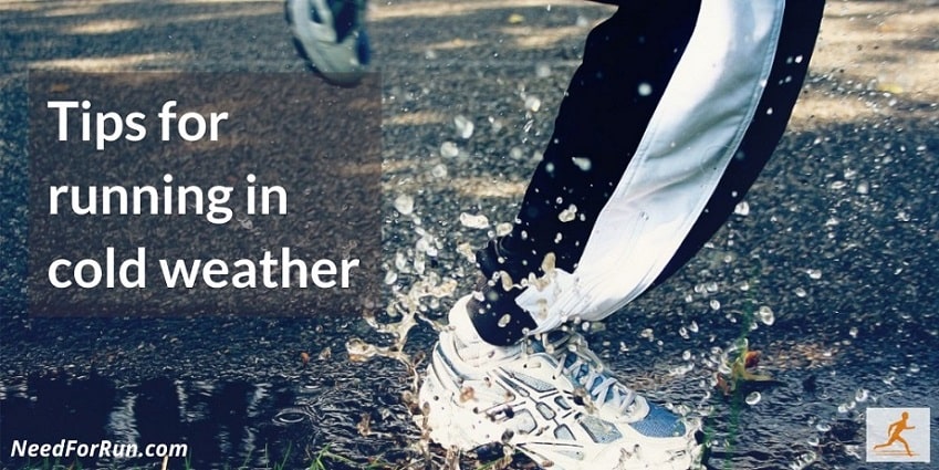 Tips for Running in Cold Weather - What to wear? How much to drink? And how to avoid the dangers of running in the rain and cold weather: