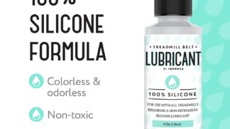 IMPRESA 100% Silicone Formula Treadmill Lubricant / Treadmill Lube - Colorless & Odorless, Non-toxic, Pure silicone oil