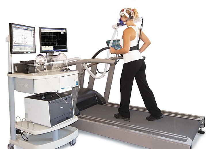 Testing VO2Max in Ergospirometry Laboratory