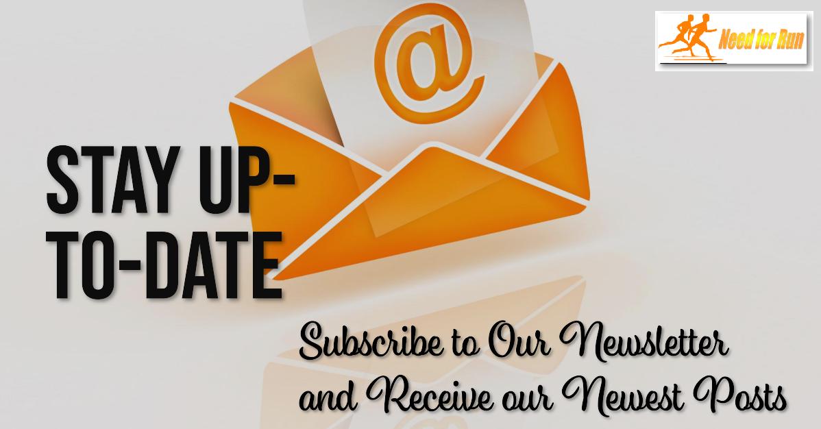 Stay up-to-date by subscribing to the Need For Run newsletter and receive our latest news posts.